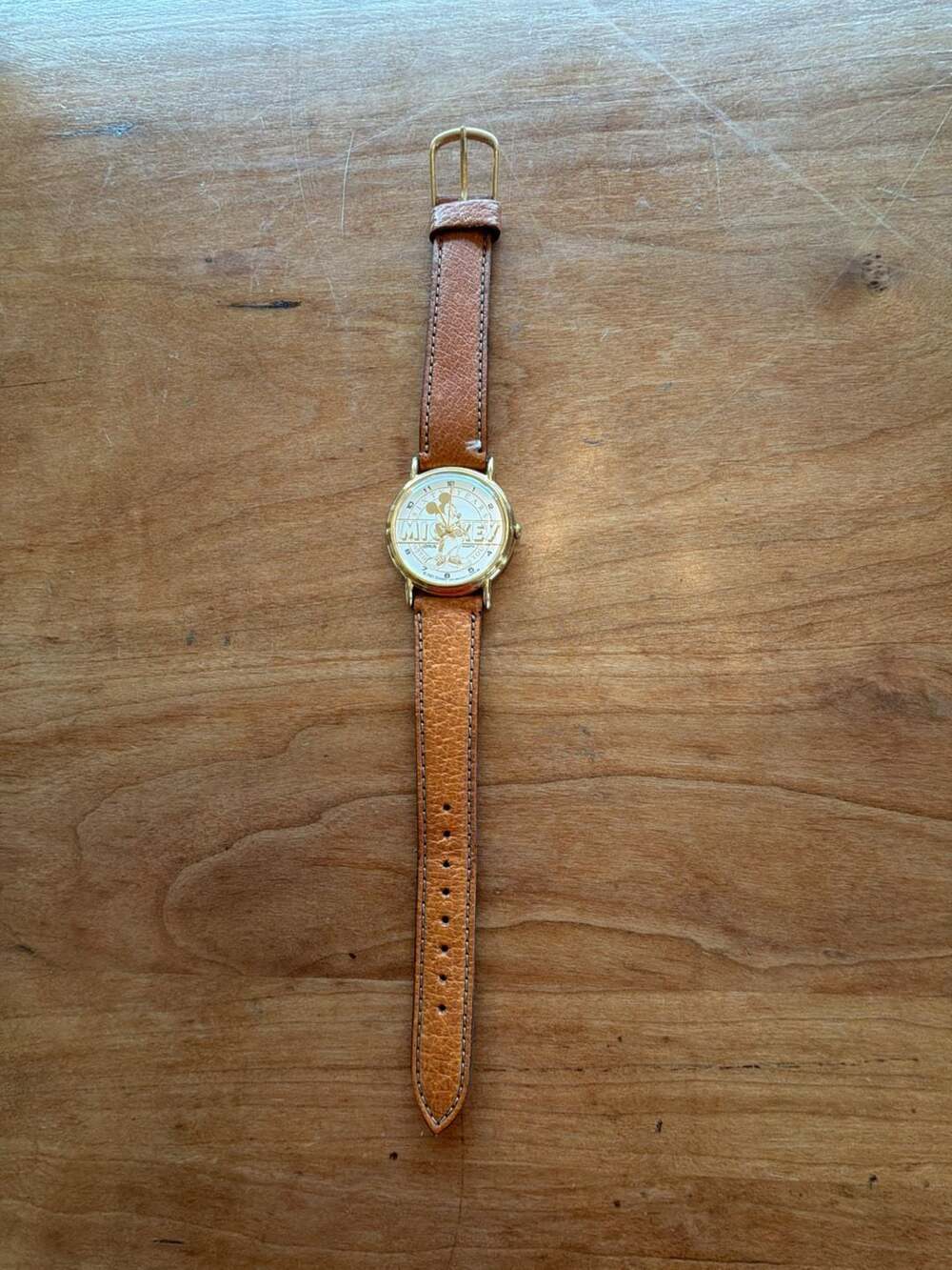 Vintage WDI 1987 Lorus Disney Mickey Mouse "Sixty Years With You" Quartz Watch